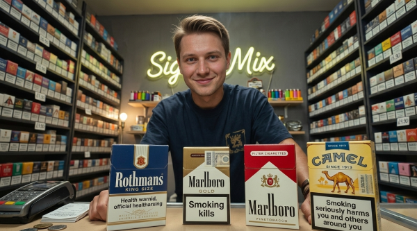 Купити сигарети оптом та поблоково: огляд брендів Kent, Compliment, Rothmans, Camel і Marlboro