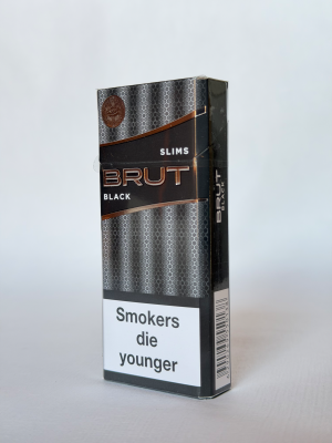 Сигарети Brut Slims Black (Брют Слімс Чорний)
