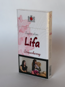 Сигарети Lifa Super Slims Strawberry (Ліфа Супер Слімс Полуниця)