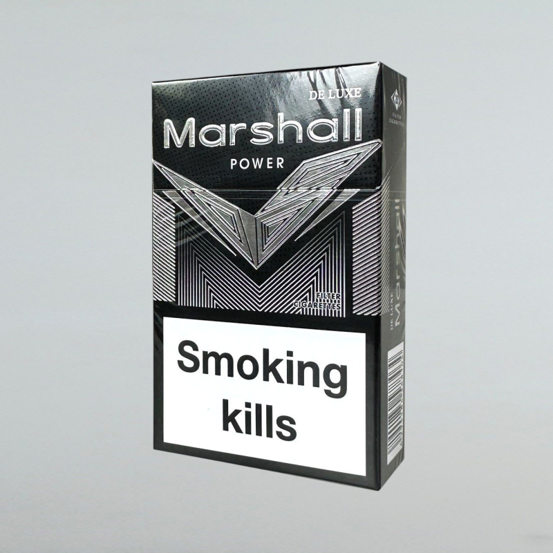 Сигарети Marshall KS Black 80 mm (Маршал КС Чорний 80 мм)