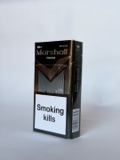 Сигарети Marshall KS Black 100mm (Маршал КС чорний 100мм)