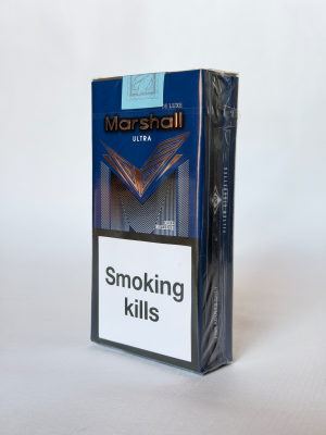 Сигарети Marshall KS Blue 100 mm (Маршал КС Синій 100 мм) м'яка пачка