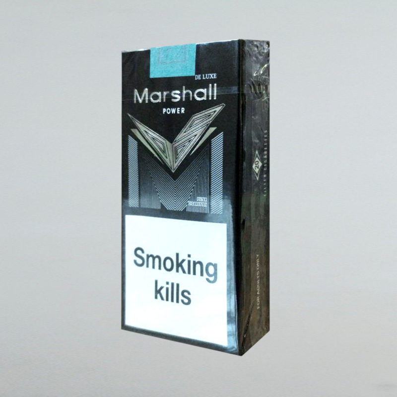 Сигарети Marshall KS Black 100 mm (Маршал КС Чорний 100 мм) м'яка пачка