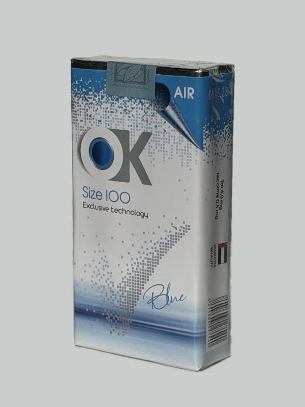 Сигарети OK KS Blue 100 mm (ОК КC Cиній 100 мм)