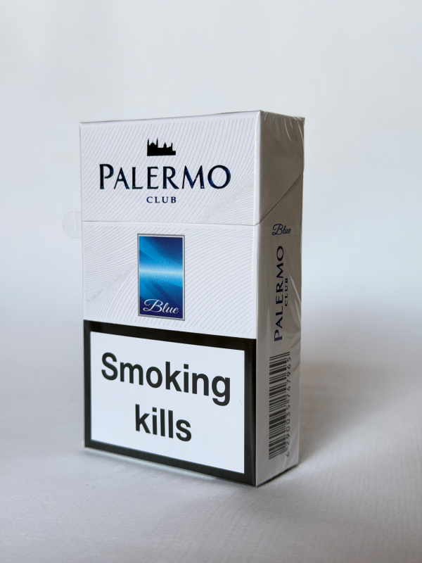 Сигарети Palermo KS Blue Turbo 80 mm  (Палермо КС Синій Турбо 80 мм)