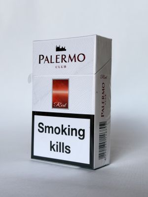 Сигарети Palermo KS Red Turbo 80 mm (Палермо КС Червоний Турбо 80 мм)